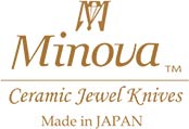 Minova japanese ceramic knives 