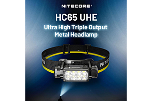 NITECORE HC65 UHE: Torcia Frontale di Ultima Generazione | Luminosità e Durata Eccezionali
