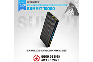 NITECORE SUMMIT 10000 Premiato con il GOOD DESIGN AWARD 2023