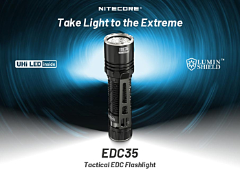 Torcia Tattica Nitecore EDC35: Potenza e Innovazione in Palmo di Mano