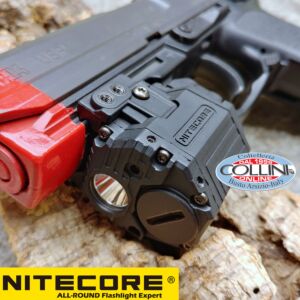 Nitecore - NPL10 Red Laser Pistol Light 300 lumens e 88 metri - Torcia LED per pistola