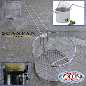 ScanPan - Cestello per frittura alto con manico laterale rimovibile TechnIQ 20cm