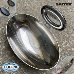 Salter - Bilancia da cucina con misurazioni liquidi e modalità orologio