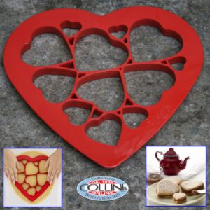 Lékué - Set cookie puzzle hearts-cuore  per biscotti  