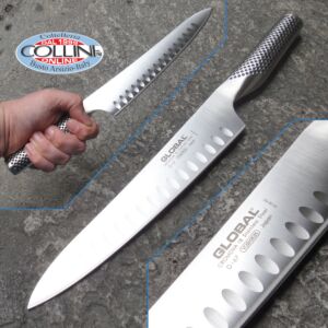 Global knives - G82 - Slicing alveolare - 21cm - coltello cucina arrosto