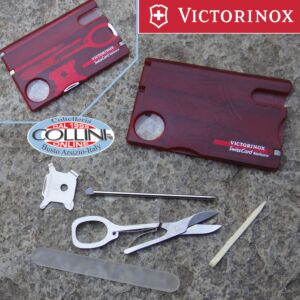 Victorinox - SwissCard Manicure 11 usi - Red - 0.7240.T - utensile multiuso