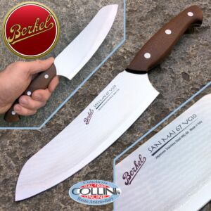 Berkel - coltello San Mai VG10 67 strati - Santoku knife 18 cm - coltelli cucina