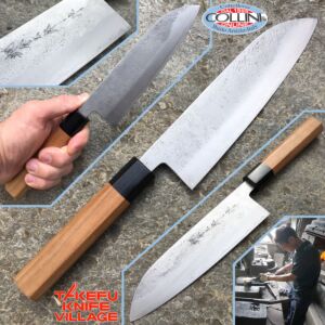Takefu Village - Santoku Knife 180mm by Mr. Kanehiro Kintaro - coltello cucina