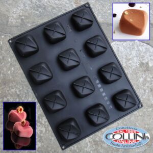 Pavoni - Stampo in silicone linea Pavoflex 12 impronte DECO 