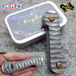 Key-Bar - Slayer - Portachiavi in Titanio - con clip in titanio