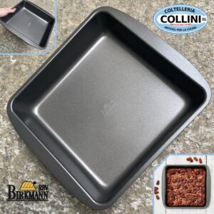 Birkmann - Stampo per brownie quadrato con rivestimento antiaderente - 23 x 23 x 5 cm 