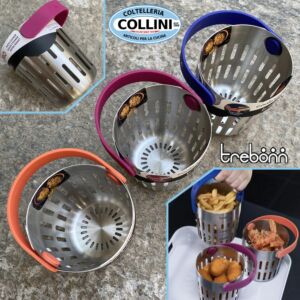 Trebonn - Cestello per cotture in acciaio Ideale per cuocere la pasta - 1 PEZZO 