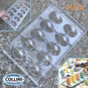 Decora - Stampo per 10 uova da 30 gr - cioccolato 