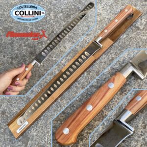 Alexander - Filò - L'affetta salumi - Coltello olivato forgiato con manico in ciliegio - VINTAGE