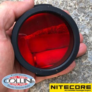 Nitecore - NFR70 - Filtro Rosso da 70mm per MH40GTR 