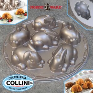 Nordic Ware - Stampo Baby Bunny Cakelet - Stampo Coniglietti 