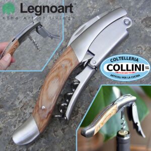 Legnoart -  Apribottiglie per sommelier a doppia leva GHEMME Legno 
