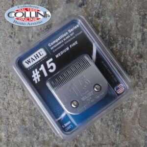 Wahl - Testina Animali #15 da 1,5 mm - per Andis , Oster 76, 111, A5 e 97-44, Wahl KM2, Moser Max45