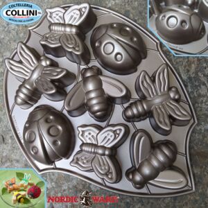 Nordic Ware - Stampo Buckyard Bugs - Stampo torta insetti