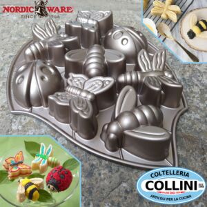 Nordic Ware - Stampo Buckyard Bugs - Stampo torta insetti