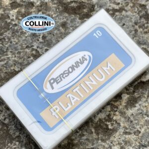 Personna Platinum - 10 Lamette in acciaio inox per Rasoi di Sicurezza e Shavette - lametta 