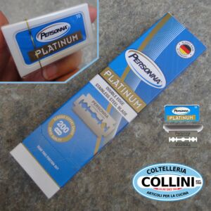 Personna Platinum - 200 Lamette in acciaio inox per Rasoi di Sicurezza e Shavette - lametta 