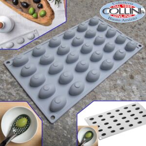 Pavoni - Stampo in silicone OLIVE - 30 porzioni 