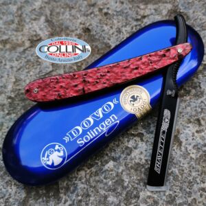 Dovo - Shavette - Acrilico Rosso - 201031 - Rasoio per Barba 