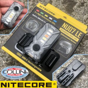 Nitecore - NU07 LE - Mini Signal Light Law Enforcement - Ricaricabile USB - Torcia segnalazioni