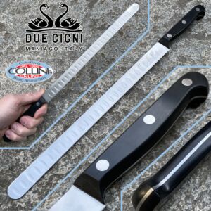 Due Cigni - Linea Classica 2C - coltello salmone con alveoli 30cm - 753/30 - coltello cucina 