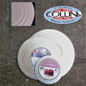 Decora - Piatto torta in cartone  rigido rivestito  - misure ass.- cake boards 