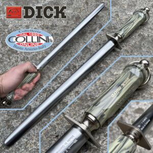 Dick - Acciaino Micro in acciaio da 30cm a sezione ovale - 7500330 - affilatura coltelli
