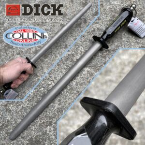 Dick - Acciaino Titan in acciaio da 30cm a sezione ovale - 7910330 - affilatura coltelli