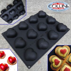 Pavoni - Stampo in silicone linea Pavoflex 12 impronte PASSION