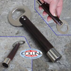 Made in Italy - Apribottiglie in legno di pallissandro e ottone Vintage