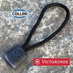Victorinox - lanyard nero - in nylon con impugnatura in gomma - 4.1824 - gadget 