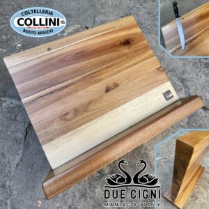 Due Cigni - ceppo calamitato in legno di acacia - C350 - accessorio coltelli 