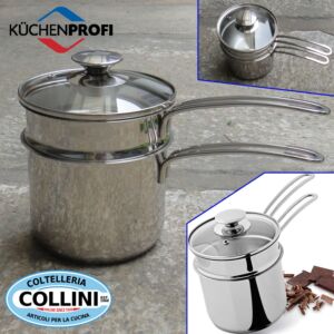Kuchenprofi - Polsonetto casseruola per bagnomaria 3 pz 