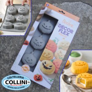Decora -  Stampo 6 Zucchette in silicone -  Halloween 