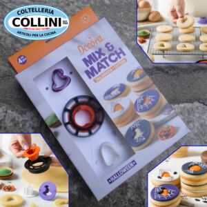 Decora -  Set 4 pezzi tagliapasta occhio di bue - Halloween 