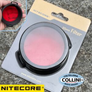 Nitecore - NFR65 - Filtro Rosso da 65mm per P30i, P35i, MH40PRO e MH40S 