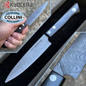 Kyocera - Utility Knife 11cm - Ceramica KyoTop Made in Japan - KT-110-HIPD - coltello da cucina 
