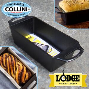 Lodge - Teglia alta per pane in ghisa - cm 22,50x11,50 