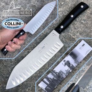 MaglioNero - Linea Iside - Bunka Alveolato 17cm - IS5517 - coltello cucina 