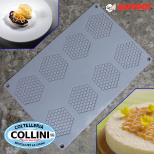 Pavoni - Stampo in silicone HONEYCOMB by P. Griffa - 8 porzioni 