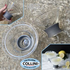 Host  - Set 2 freeze bicchieri MARTINI - RINFRESCATORI 