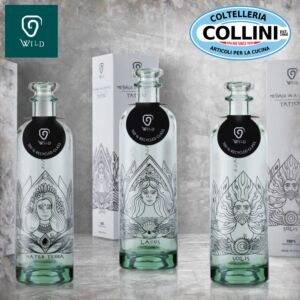 WILD BOTTLE - Bottiglia in vetro riciclato - WILD TATTOO 700ml. 