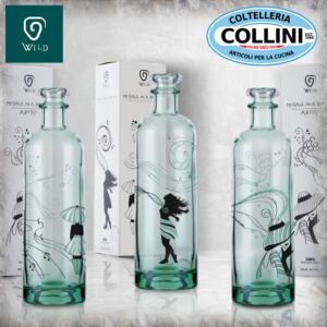 WILD BOTTLE - Bottiglia in vetro riciclato - WILD ARTIST 700ml. 