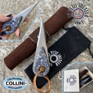 Le Petit Jouteur -  Set Coltello Apri Ostriche e protezione per le mani in pelle 