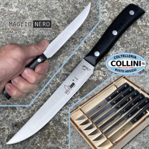 MaglioNero - Linea Iside - Set bistecca 6 pezzi - SET0712IS - coltello cucina 